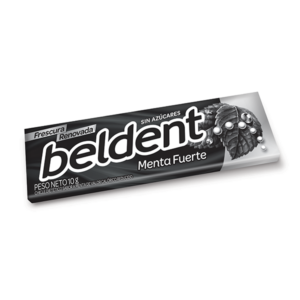 Chicle Beldent Menta Fuerte