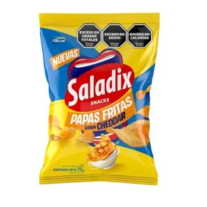Papas Fritas Cheddar Saladix 72 G