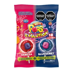 Chupetín Cereza/Blueberry Mr. Pops Evolution